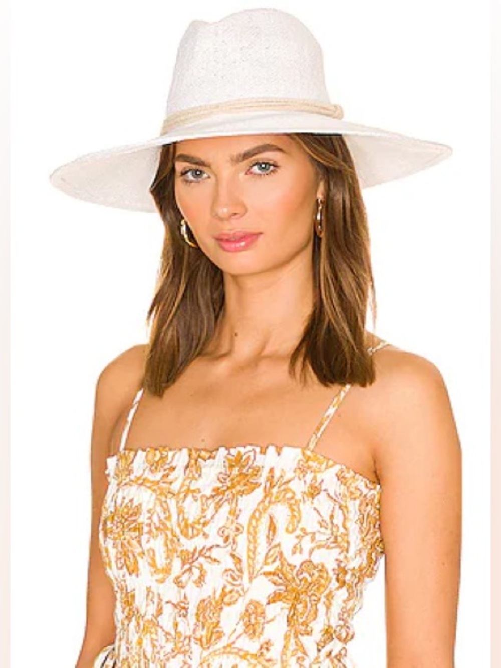 🆕 Nikki Beach Naya Hat • 100% Toyo • White • Fedora